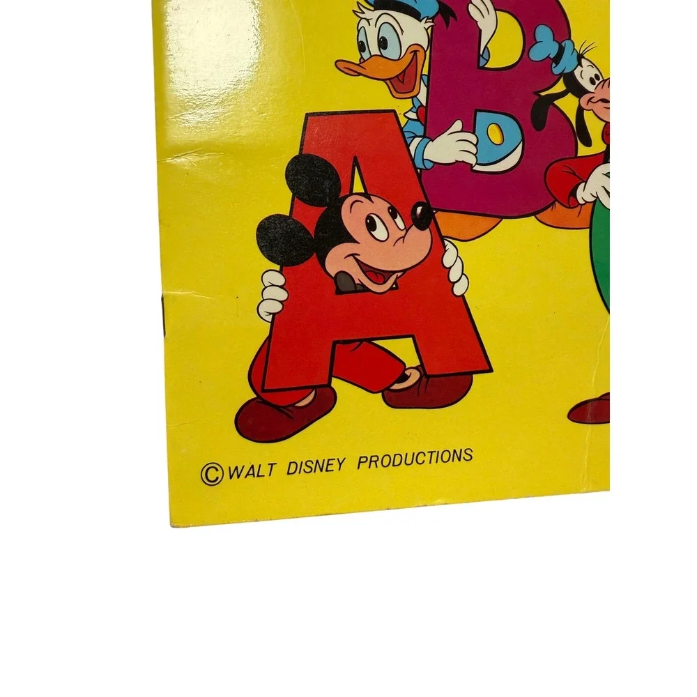 Rare Find!‎ Abecedario Disney Spanish Alphabet Book Ediciones Susaeta Spain 1971